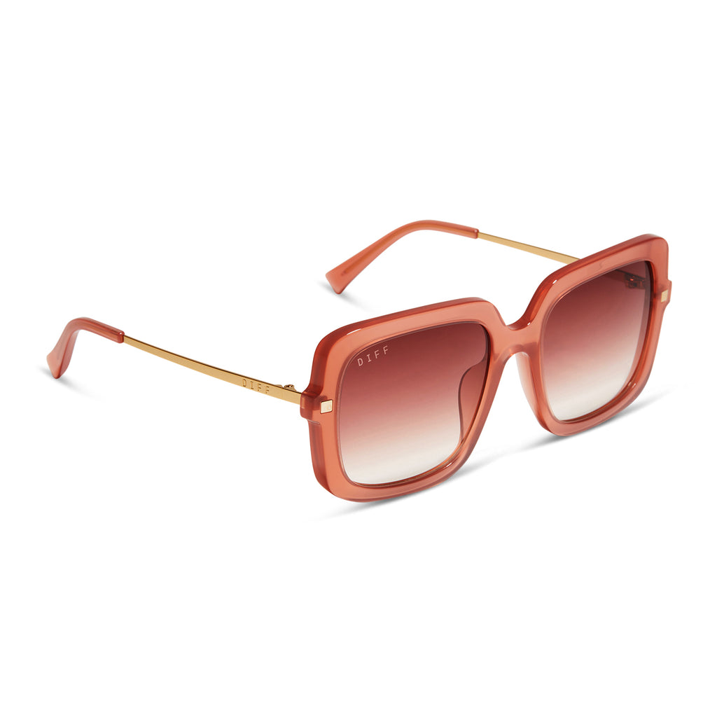 Genevive Square Sunglasses, Dusk & Dusk Gradient