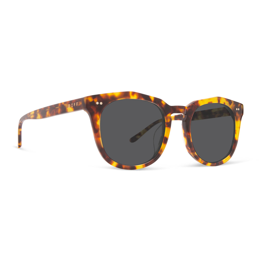 Grey tortoiseshell hot sale sunglasses