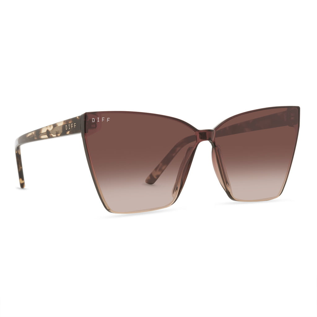 Major Vibes Brown Tortoise Round Sunglasses