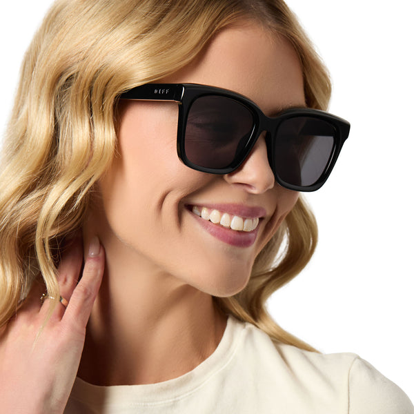 meredith - black + grey sunglasses 6