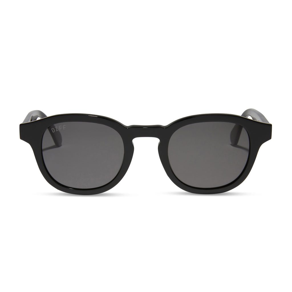 Arlo XL Square Sunglasses | Black & Grey Polarized | Diff Eyewear