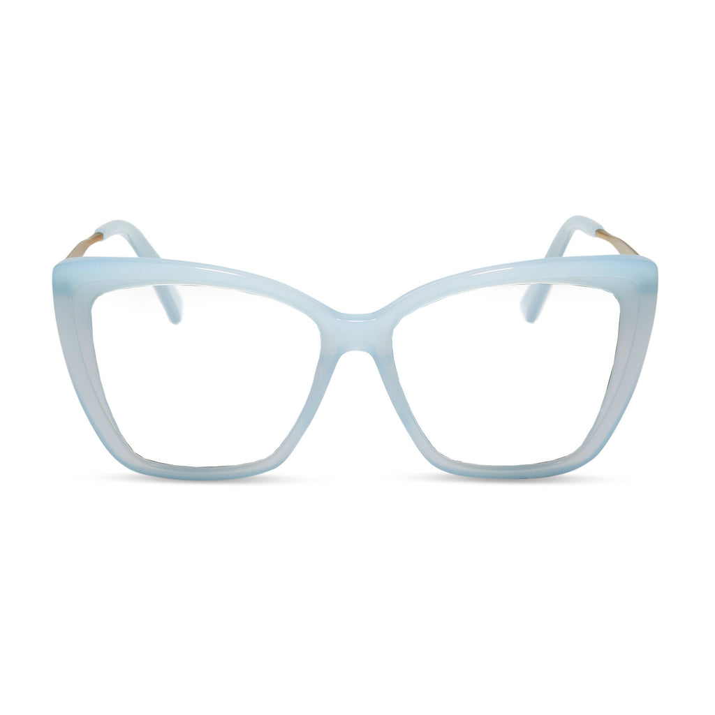 Becky II Cateye Glasses | Blue Dust & Prescription | DIFF Eyewear