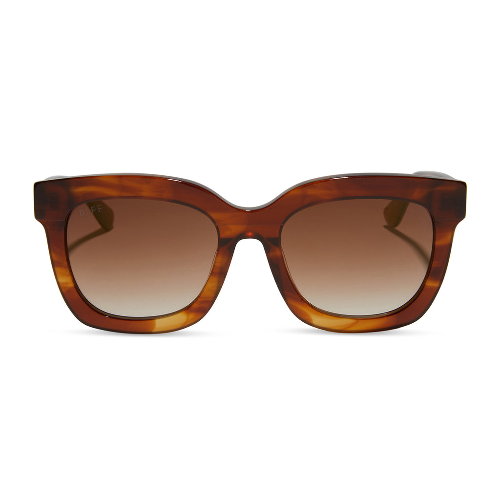 Quiksilver Warlock - Sunglasses For Men - Brown Tortoise Brown