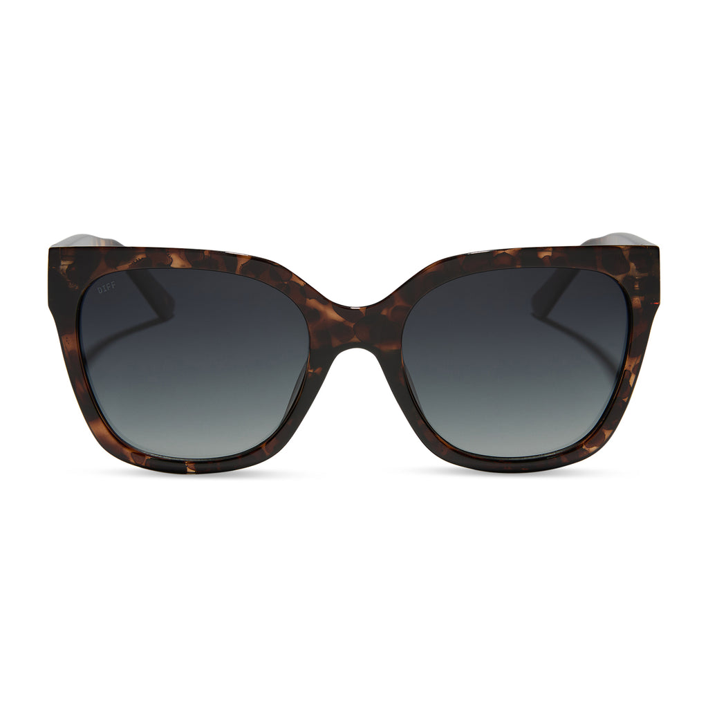 Emily Fauver Cateye Sunglasses | Espresso Tortoise & Grey Gradient ...