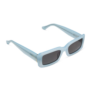 Rectangle blue hot sale sunglasses