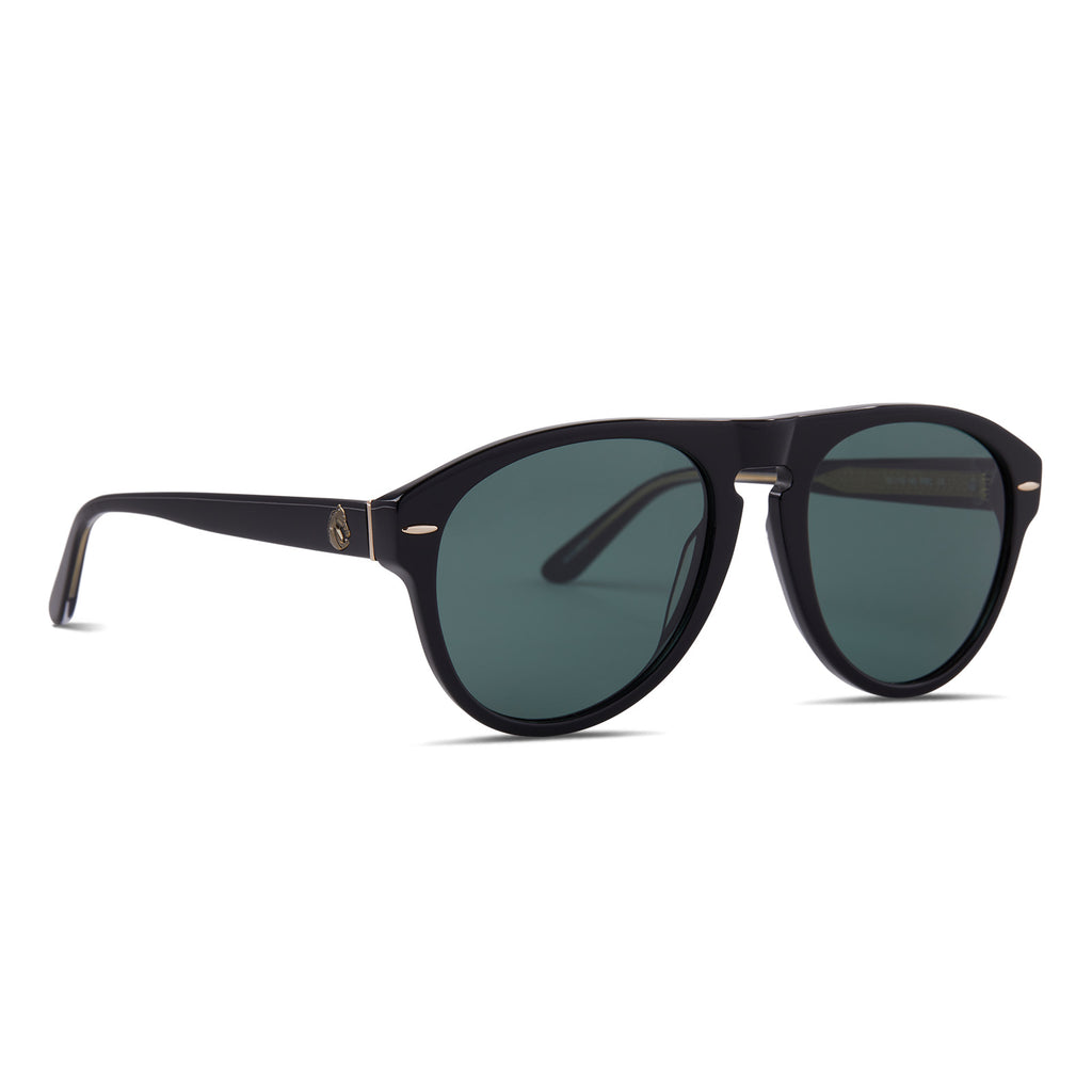 Mcqueen Aviator Sunglasses | Black & G15 | DIFF Eyewear