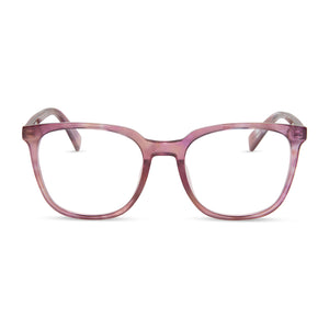 diff eyewear parker square prescription glasses fleur front view