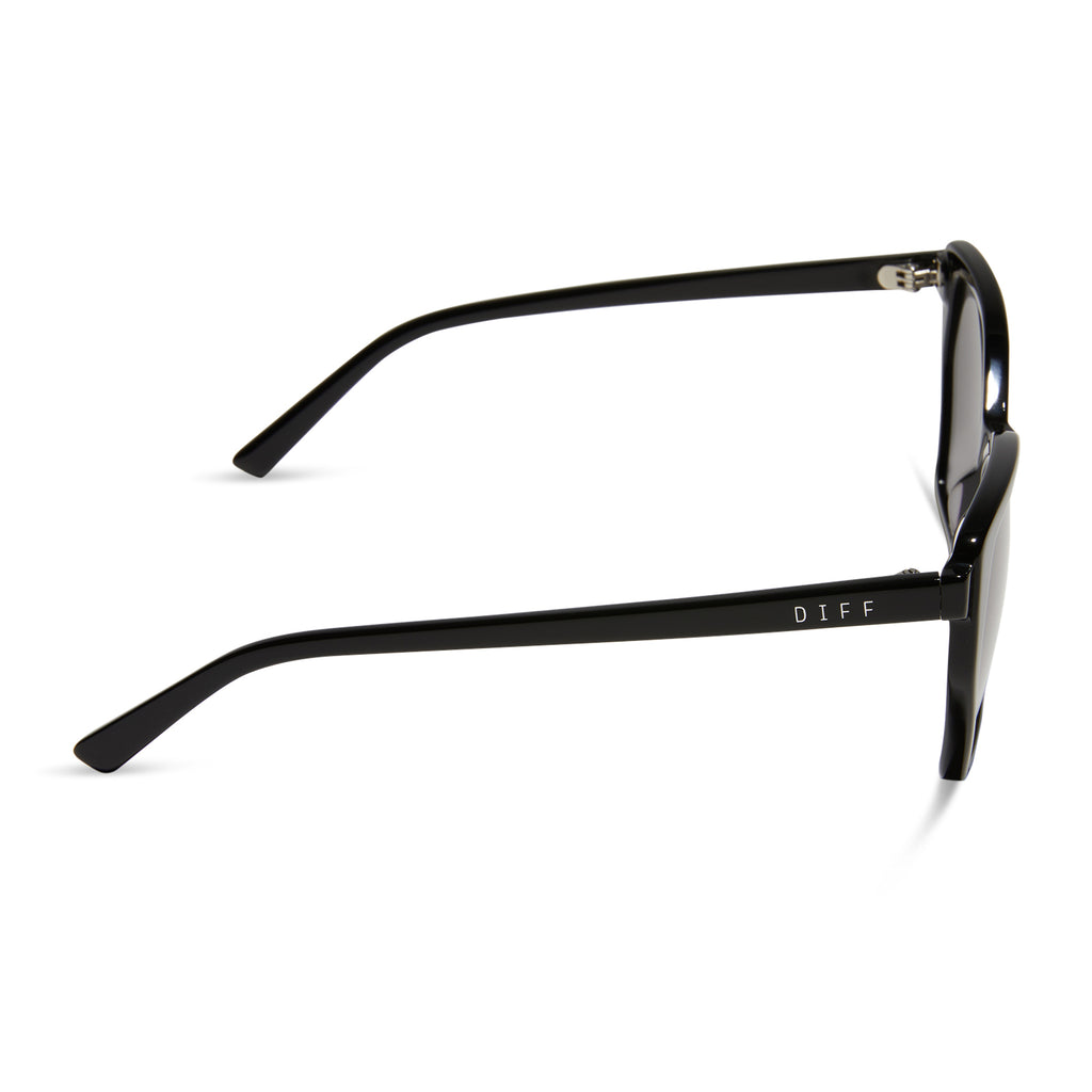 Vera Cateye Sunglasses | Black & Grey | DIFF Eyewear