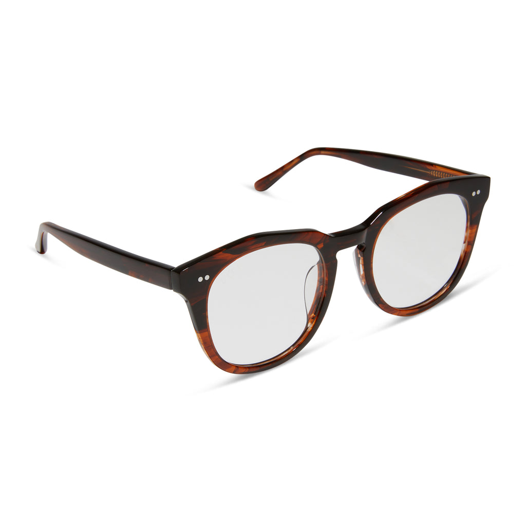 Weston Round Glasses Sequoia Tortoise Diff Eyewear 8655