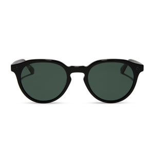 diff eyewear yellowstone beth sunglasses black & g15 front view