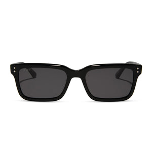 diff eyewear yellowstone john dutton sunglasses black & grey front view