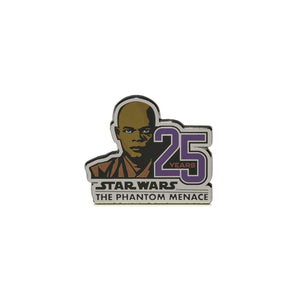 star wars phantom menace mace windu 25 years anniversary pin