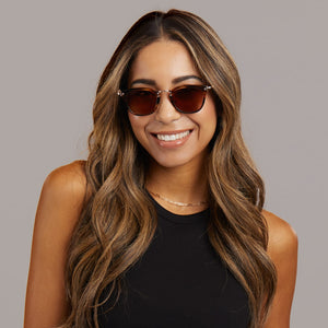 Gryffindor™ | DIFF Brown | + Gryffindor™ Eyewear Sunglasses Sunglasses Gold