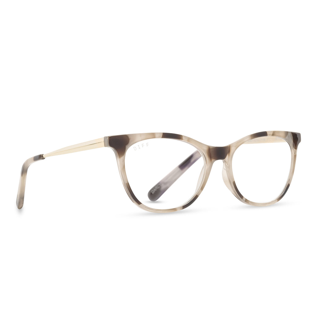 DARCY - CREAM TORTOISE + BLUE LIGHT READERS | DIFF Eyewear