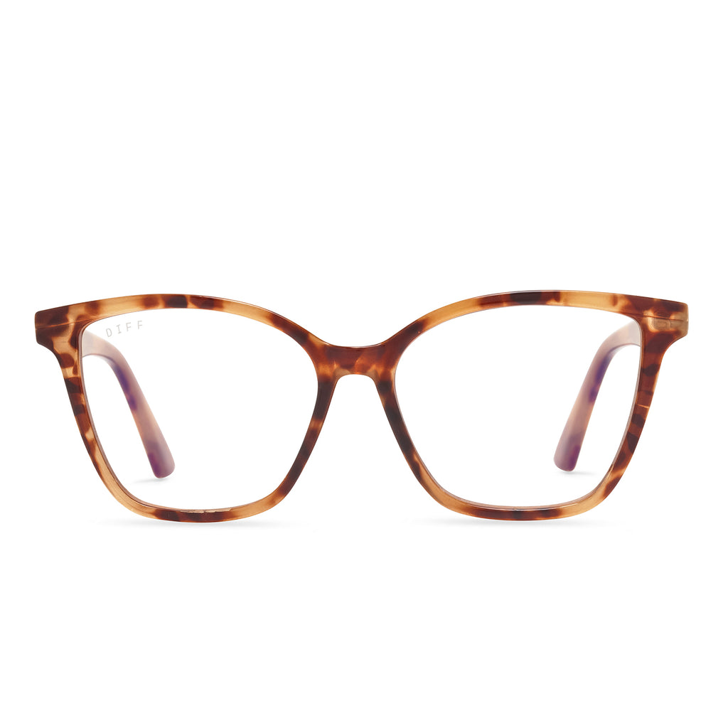 LEAH - SOLSTICE TORTOISE + BLUE LIGHT READERS | DIFF Eyewear