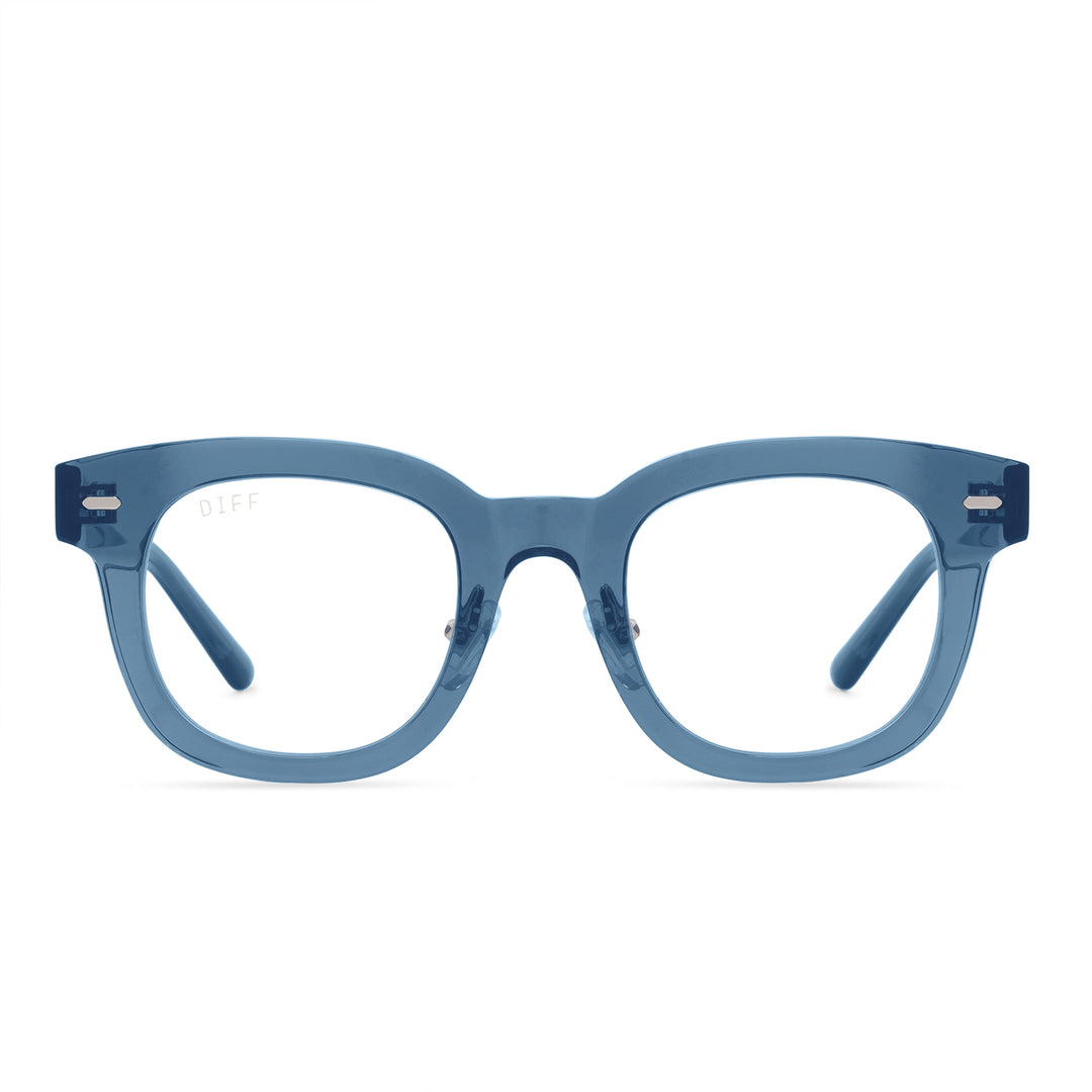 Summer Square Glasses | Night Sky & Clear Blue Light Technology | DIFF ...
