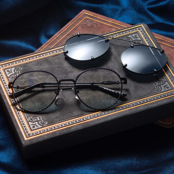 ravenclaw™  prescription - scholarly matte black + prescription glasses 6