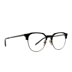 KIRA - GUNMETAL BLACK + CLEAR GLASSES – DIFF Eyewear