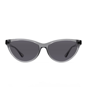 KIRA - GUNMETAL BLACK + CLEAR GLASSES – DIFF Eyewear