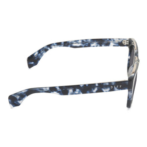 DIFF Sunglasses & | Marble Eyewear Polarized Lenses Square Dean | Midnight Grey