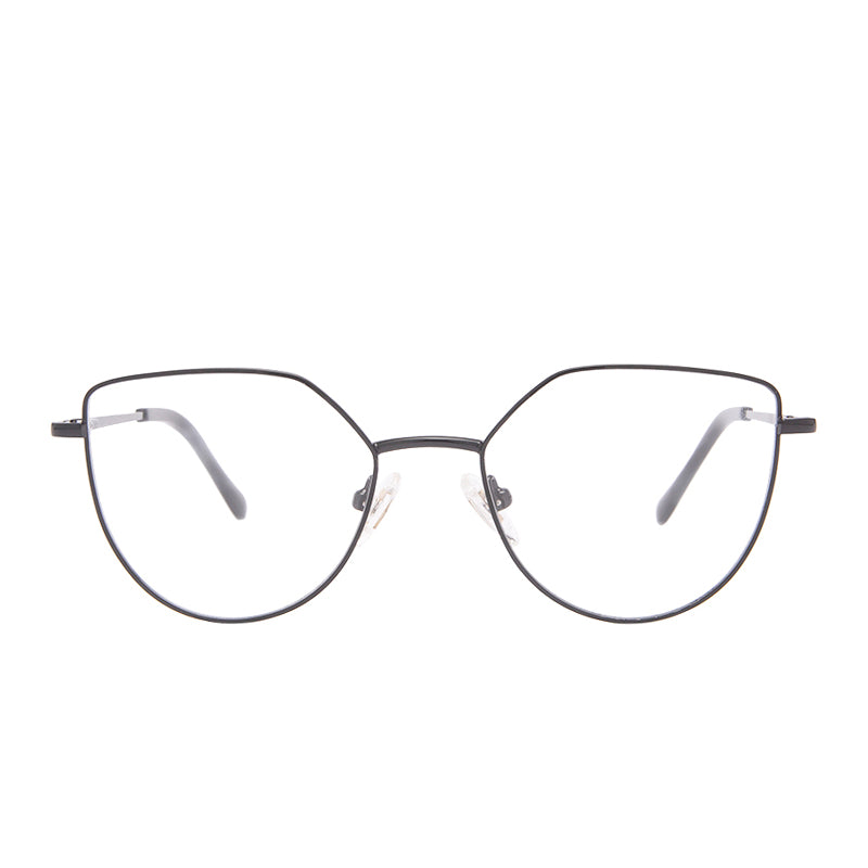 Pixie Cat Eye Glasses | Black & Clear Blue Light Technology | DIFF Eyewear