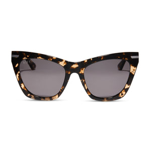 Alyssa Cateye Sunglasses | Espresso Tortoise & Grey | DIFF Eyewear