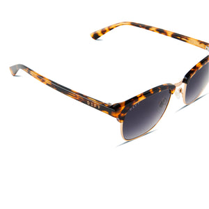 brea square sunglasses  tortoise & brown gradient polarized