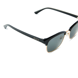 BIARRITZ - BLACK + GREY POLARIZED SUNGLASSES