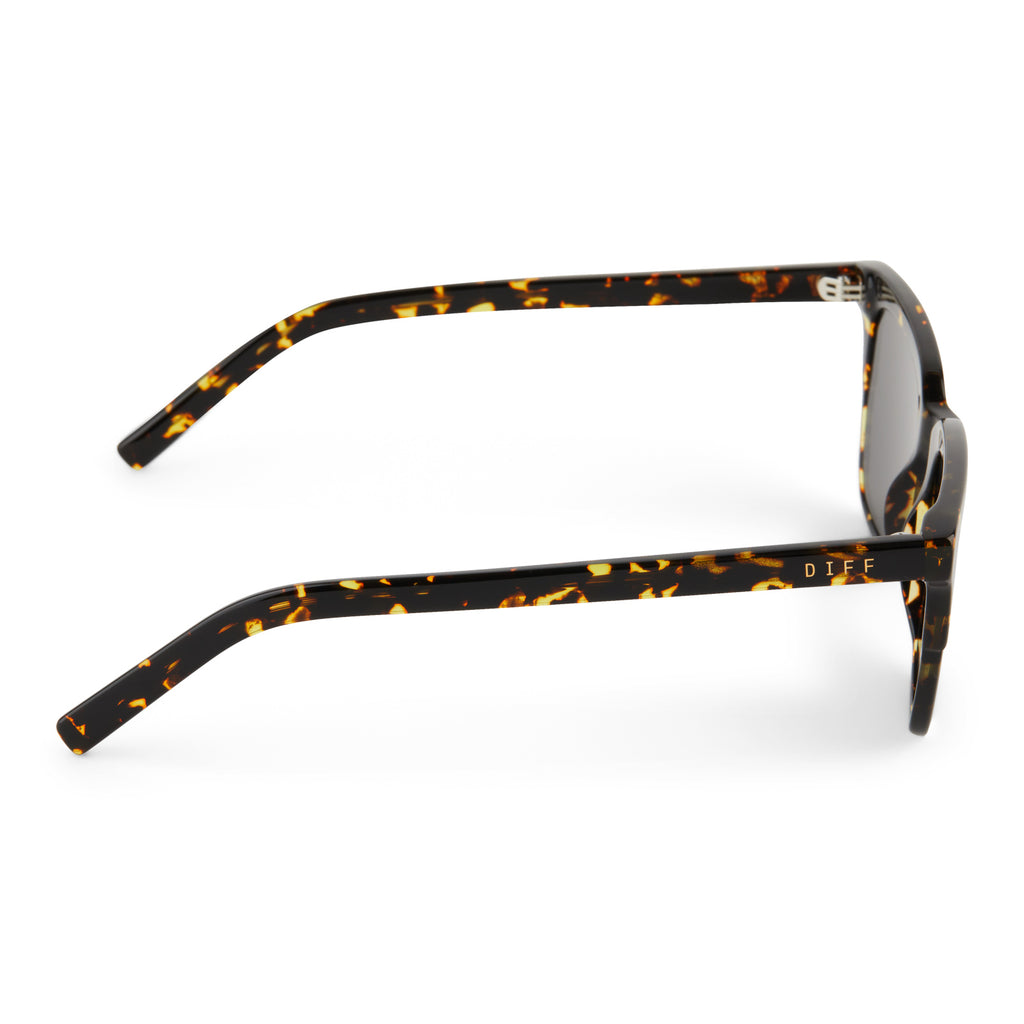 Billie Square Sunglasses | Fiery Tort & Grey | DIFF Eyewear