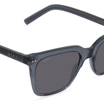 Billie Square Sunglasses, Midnight Marble & Grey Polarized