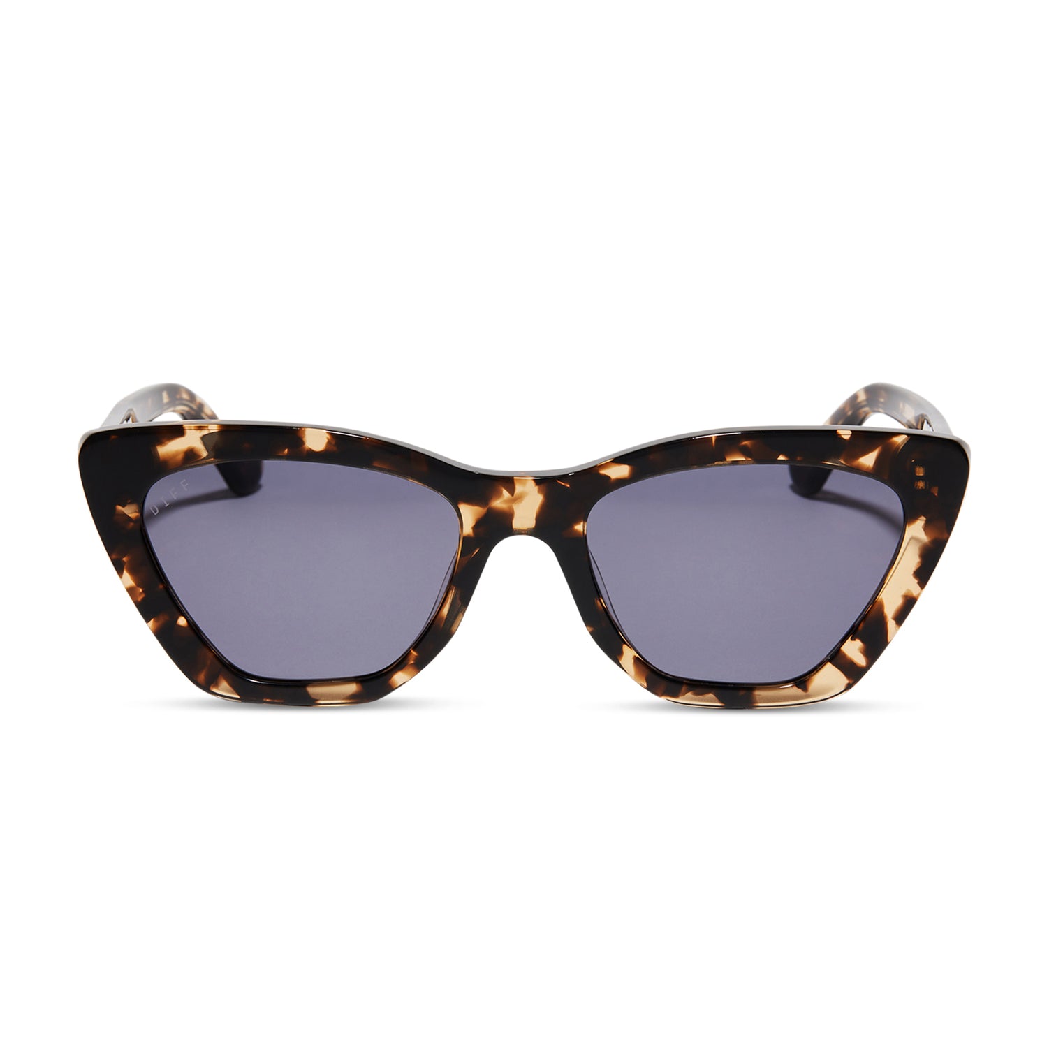 Camila Cateye Sunglasses | Espresso Tortoise & Grey | DIFF Eyewear