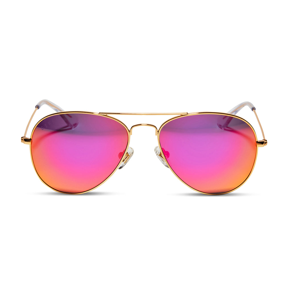 Diff Eyewear Hendrix Aviator Sunglasses