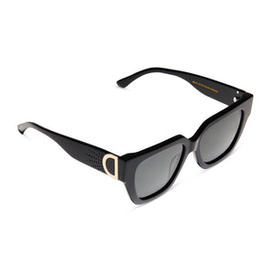 Square DIFF Eyewear Remi Grey | Black | Sunglasses &