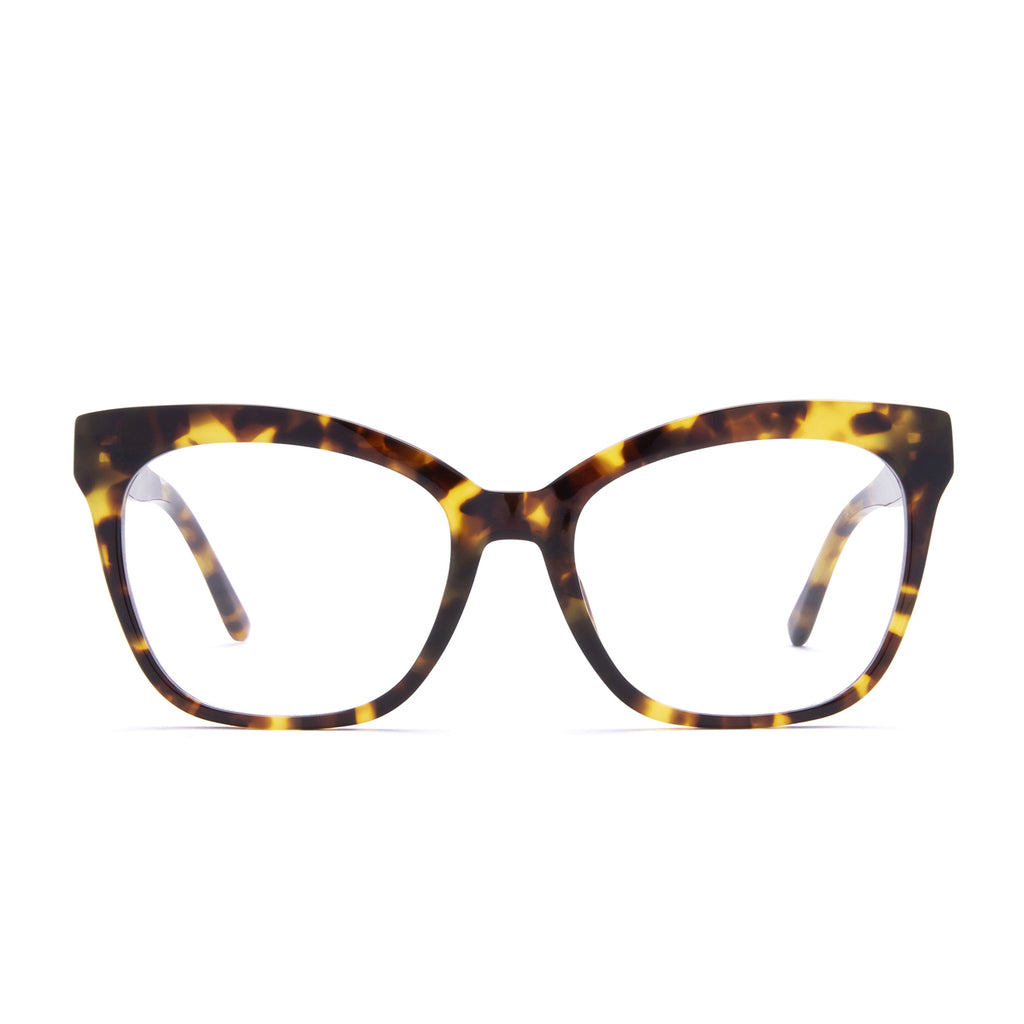 Winston Cat Eye Prescription Glasses | Amber Tortoise | Diff Eyewear