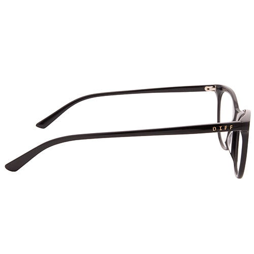 Jade Cat Eye Prescription Glasses | Black | Diff Eyewear