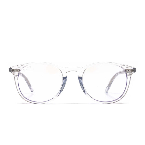 Men's Round Blue Light Filtering Glasses - Original Use™ Silver